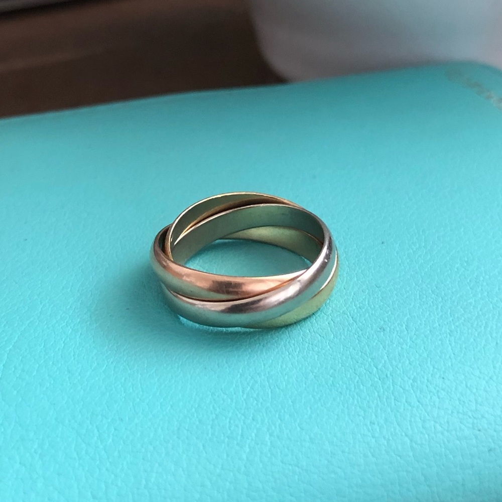 Authentic Cartier trinity ring size 6